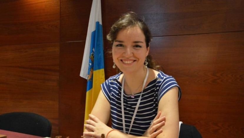 La canaria Sabrina Vega, Gran Maestro de Ajedrez, la "Gambito de Dama" espa&ntilde;ola