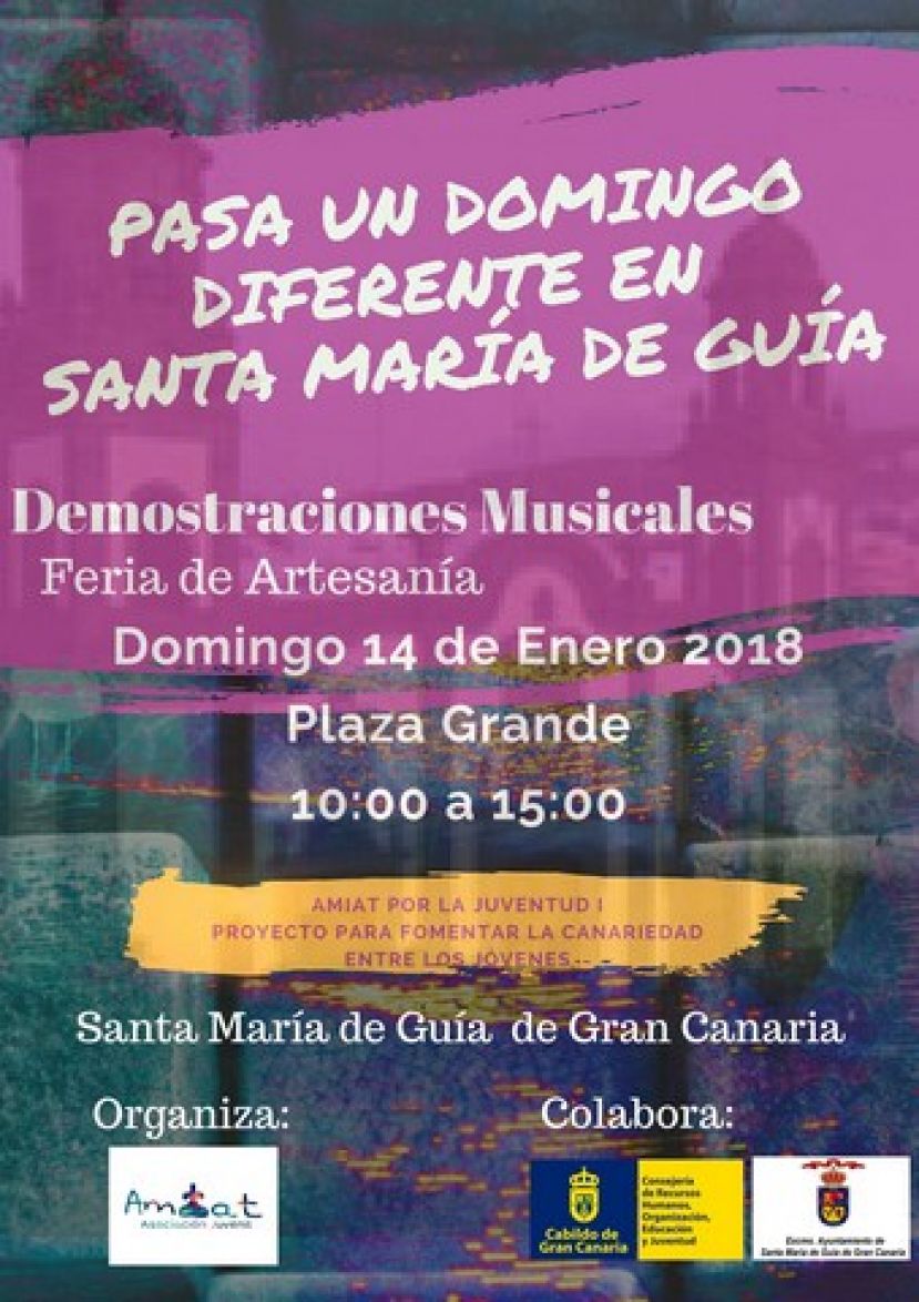 'Pasa un domingo diferente en Santa Mar&iacute;a de Gu&iacute;a' en la Feria de Artesania