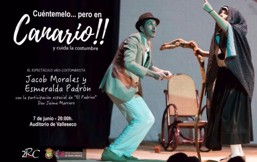 El espect&aacute;culo humor&iacute;stico &lsquo;Cu&eacute;ntamelo, pero en canario&rsquo; llega a Valleseco