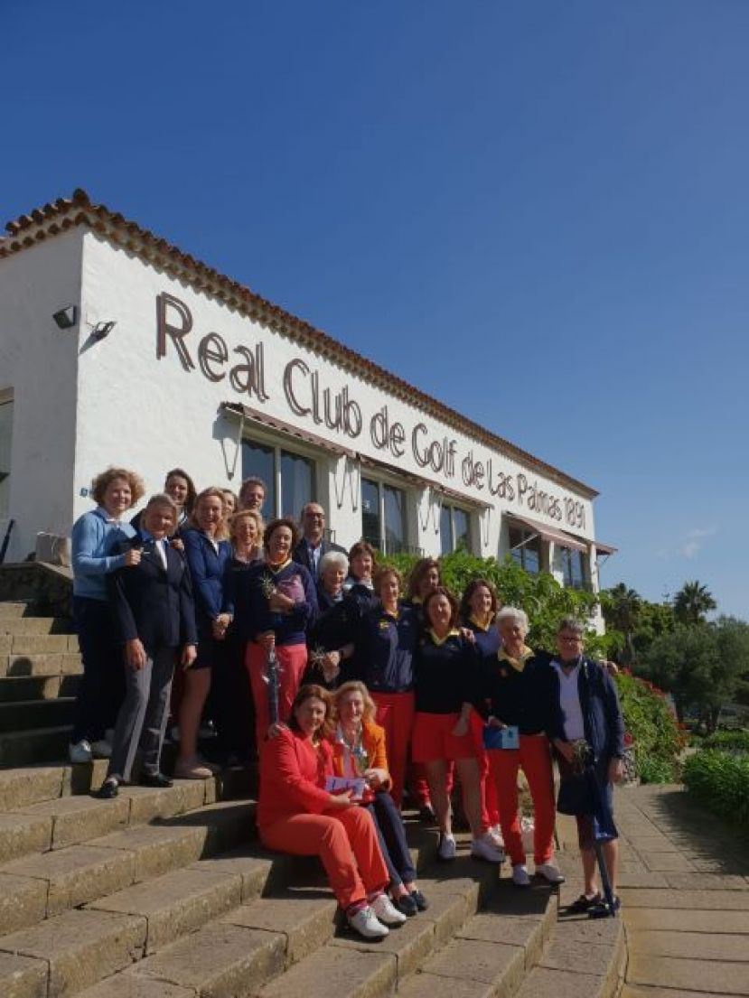 El Equipo de España gana al Europeo, en el Real Club de Golf de Las Palmas