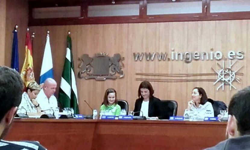 Reconocimiento del Ayuntamiento de Ingenio a Luzmi Santana Ramos