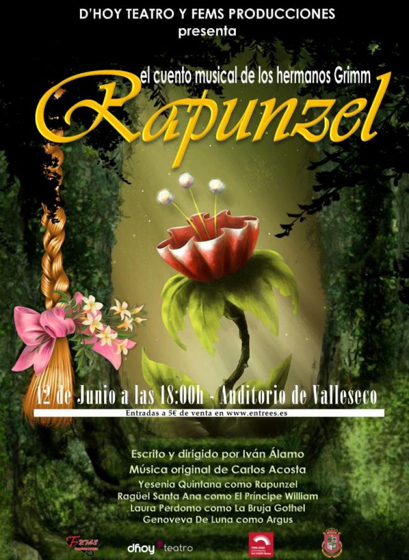 El Auditorio de Valleseco acoger&aacute; la obra musical &ldquo;Rapunzel&rdquo;