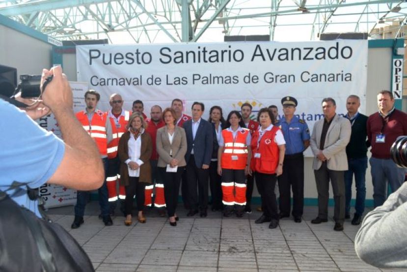 Dispositivo Sanitario de Cruz Roja en el Carnaval de Las Palmas de Gran Canaria