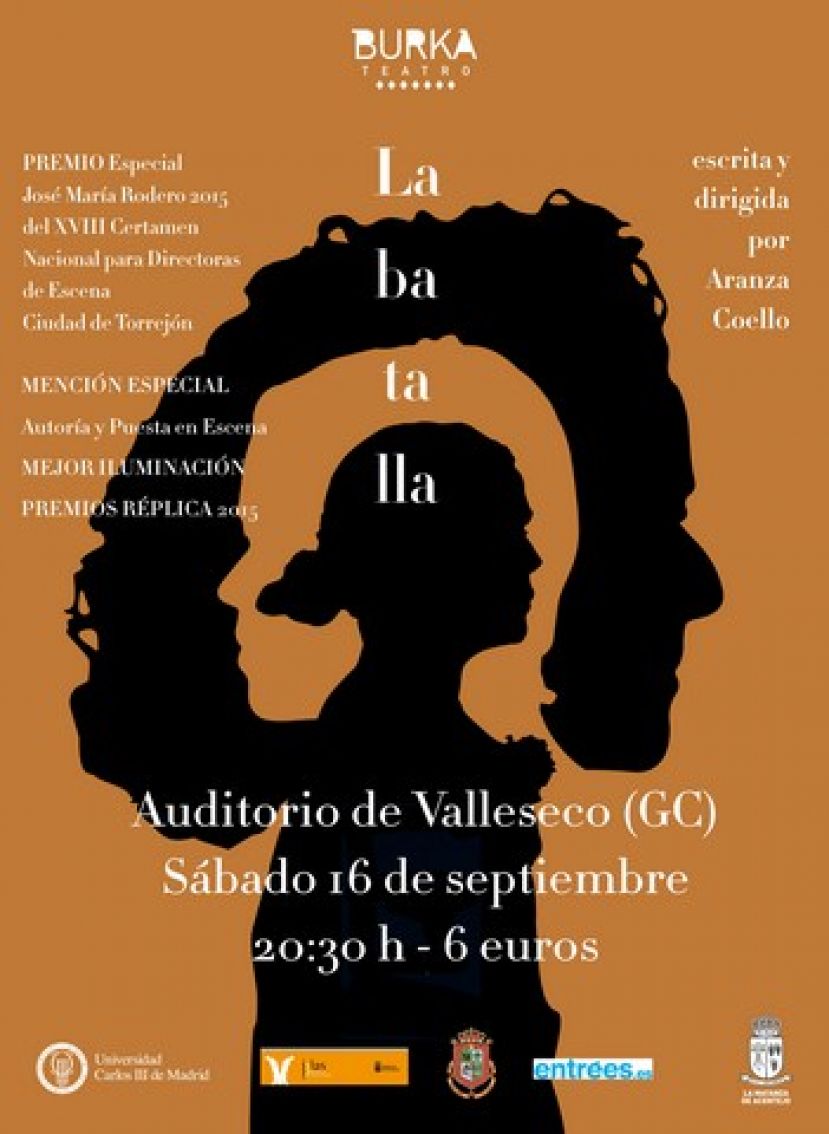 El Auditorio de Valleseco acoge la obra &lsquo;La batalla&rsquo; de la compa&ntilde;&iacute;a Burka