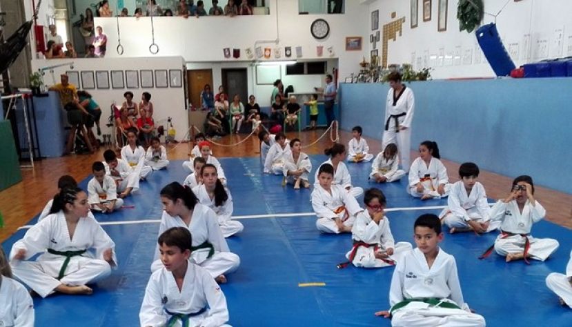 Finales del torneo escolar de Taekwondo Gáldar 2016