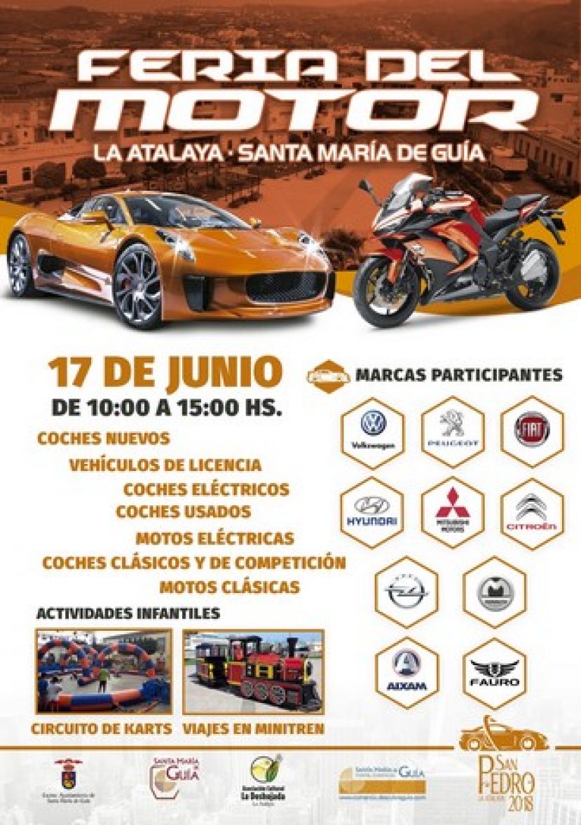 Guía: La Atalaya celebrará hoy domingo una Feria del Motor