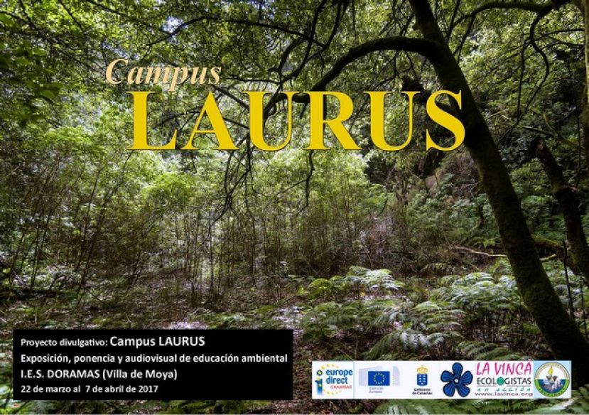 El IES Doramas de la Villa de Moya acoge la exposici&oacute;n documental &ldquo;Campus Laurus&rdquo;