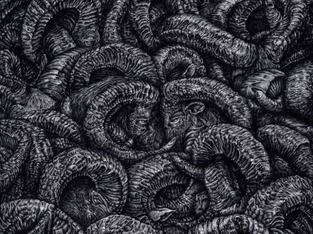 Marco Alom dibuja la met&aacute;fora del territorio en su nueva exposici&oacute;n, Murria