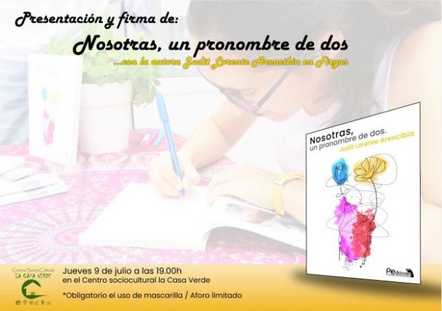 Presentaci&oacute;n en LA CASA VERDE de Firgas el libro &ldquo;Nosotras, un pronombre de dos&rdquo;