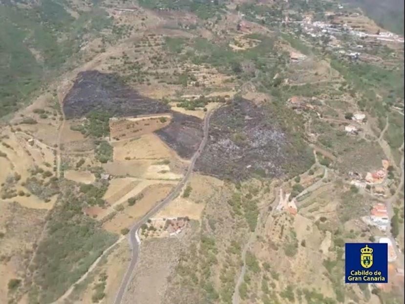 Controlado un incendio entre Cazadores y La Pasadilla que afect&oacute; a 2,5 hect&aacute;reas de pastizal, matorral y frutales