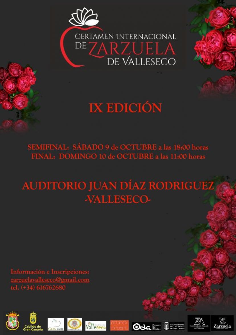 Se abre la inscripci&oacute;n del IX Certamen Internacional de Zarzuela de Valleseco