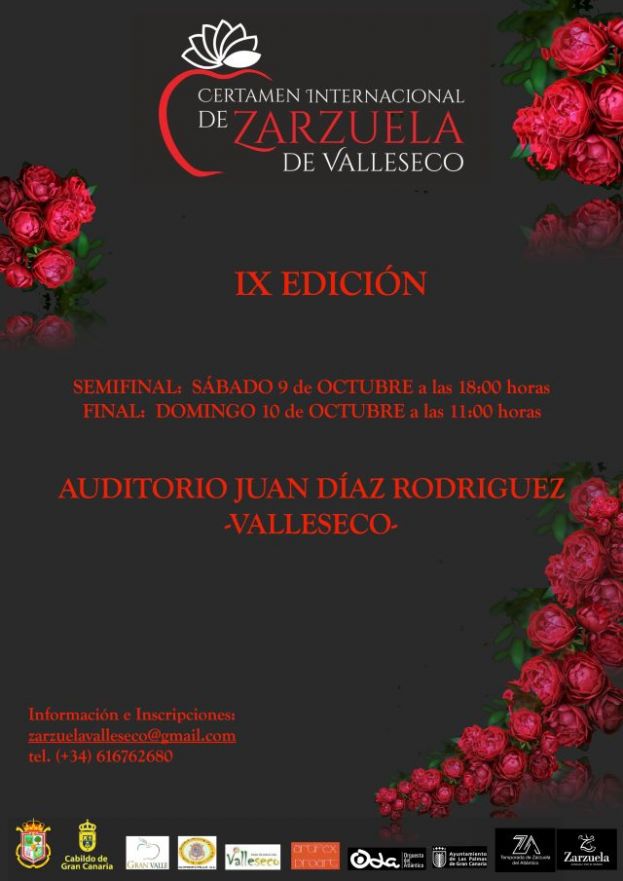 Se abre la inscripci&oacute;n del IX Certamen Internacional de Zarzuela de Valleseco