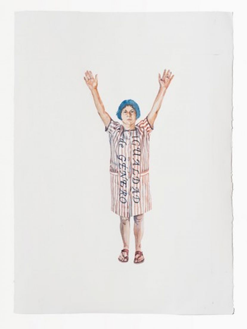 &lsquo;&iquest;Bandera es femenino?&rsquo; se exhibe en San Mateo la exposici&oacute;n de Mariv&iacute; Gallardo