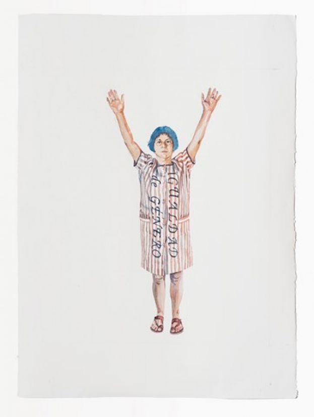 &lsquo;&iquest;Bandera es femenino?&rsquo; se exhibe en San Mateo la exposici&oacute;n de Mariv&iacute; Gallardo