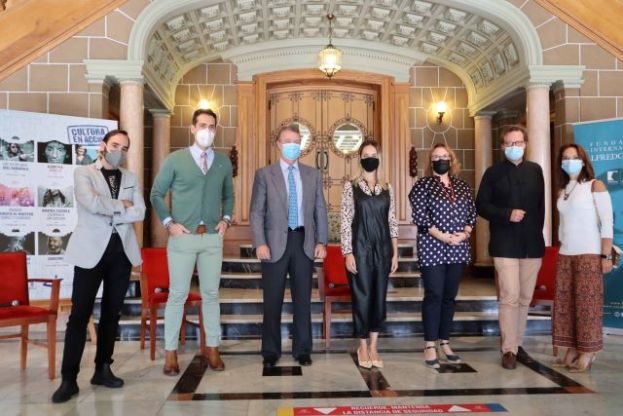 El tenor Ismael Jordi y Rub&eacute;n Fern&aacute;ndez en el  XVIII Homenaje a Alfredo Kraus