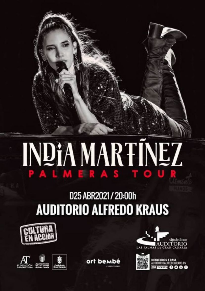 India Martínez presenta “Palmeras” en el Auditorio Alfredo Kraus el 25 de abril