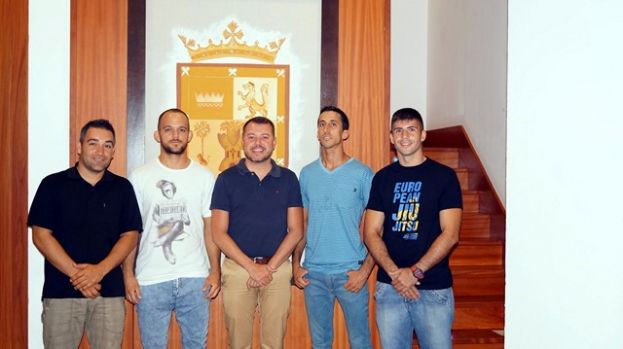 Recepción a los galdenses que participan en el Campeonato Mundial de JiuJitsu