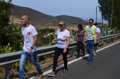 Agaete: CC-UxGC realiza una caminata desde Las Nieves hasta el Valle