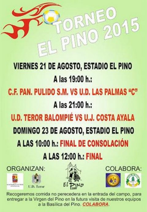 El Torneo de F&uacute;tbol inicia este viernes el programa deportivo de la Fiesta del Pino