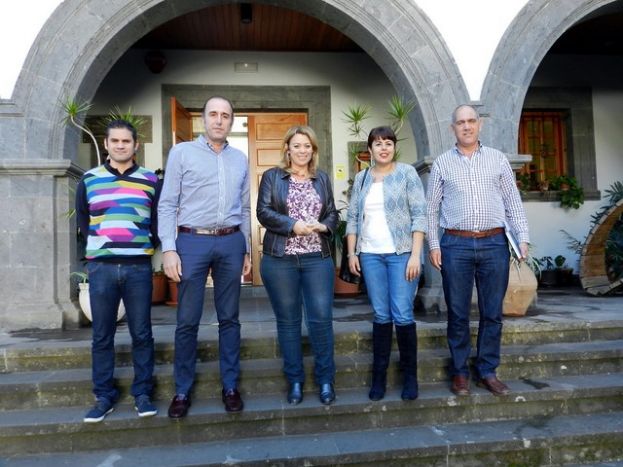 Teror: Visita de la consejera insular de Industria y Comercio