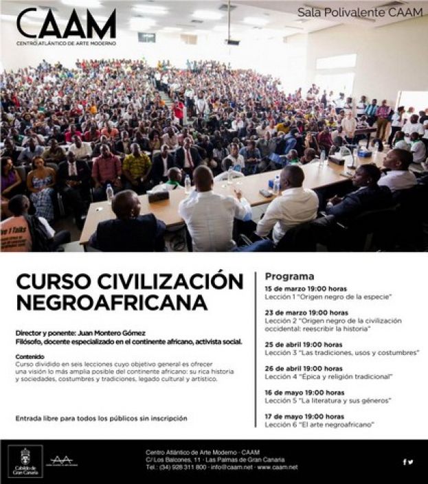 Conferencia sobre el origen africano de la civilización occidental en el CAAM