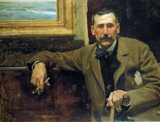 El Cabildo traslada a Madrid el cuadro que Joaqu&iacute;n Sorolla realiz&oacute; de Gald&oacute;s en 1898