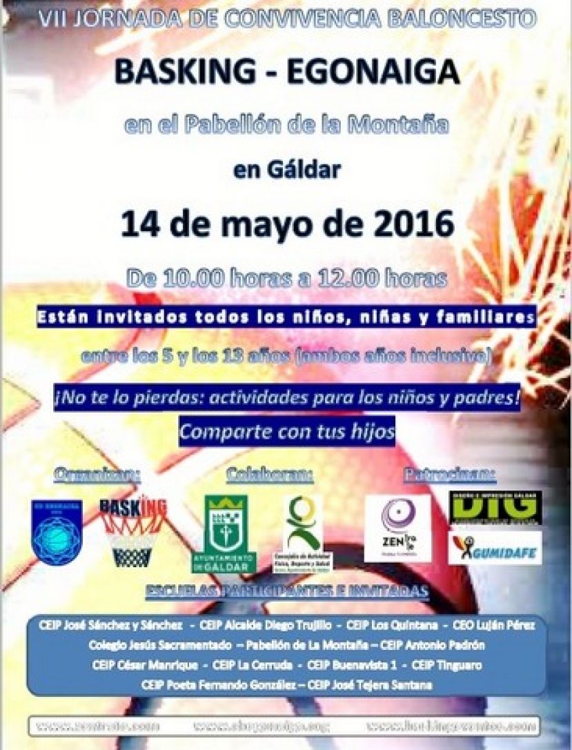 VII Jornada de Convivencia de Baloncesto en G&aacute;ldar&rlm;