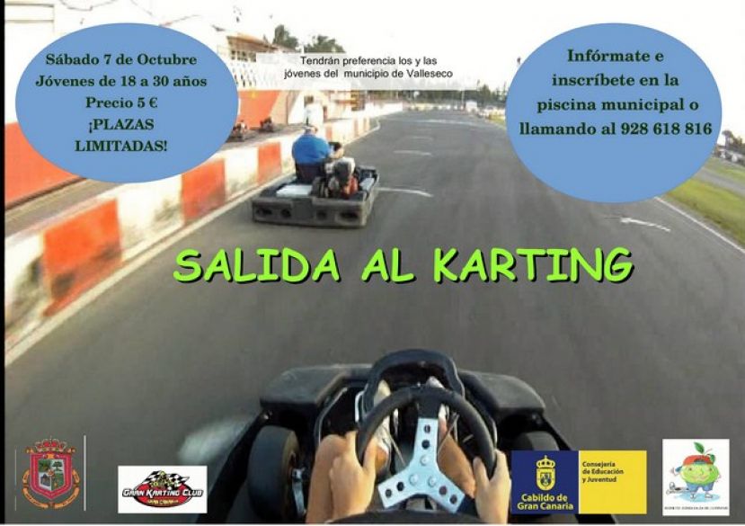 Valleseco se va a disfrutar de la velocidad al Gran Karting Club
