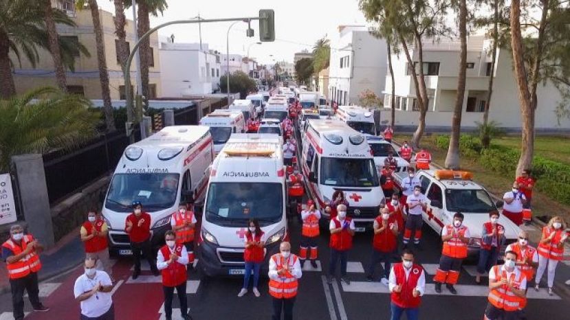 Aplauso personal sanitario ante el Covid-19
