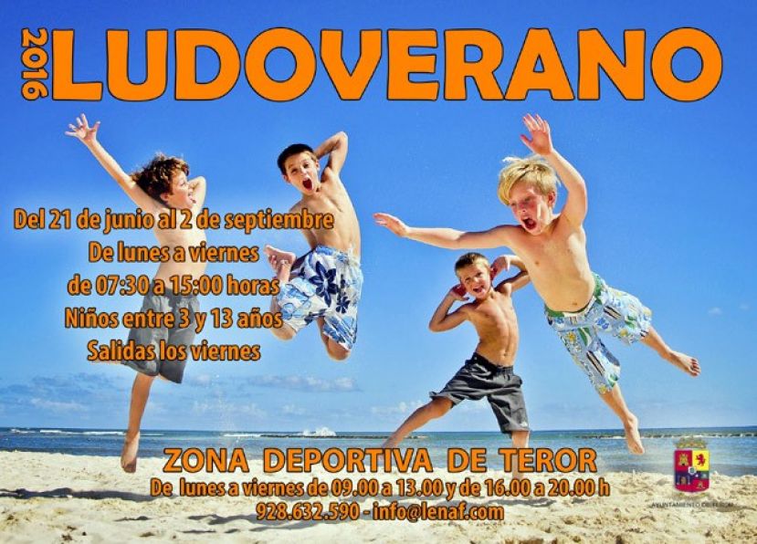 Teror: Campus &quot;Ludoverano 2016&quot; en la Zona Deportiva