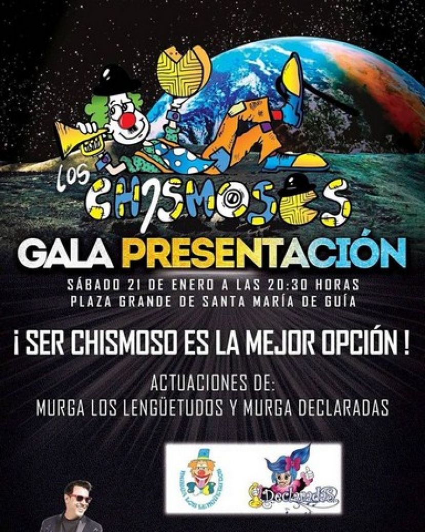 Gu&iacute;a acoge este s&aacute;bado la Gala de Presentaci&oacute;n de Los Chismosos Murga