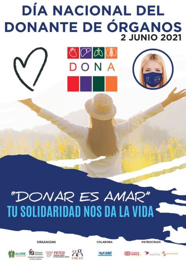2 de Junio, D&iacute;a Nacional del Donante de &Oacute;rganos, "Donar es Amar"