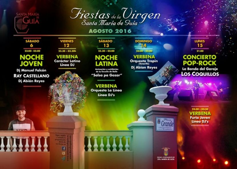 Guía: Mañana sábado, Gran Noche Joven en las Fiestas de La Virgen 2016