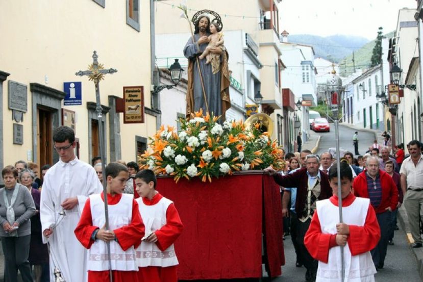 Valleseco celebra la festividad de San José