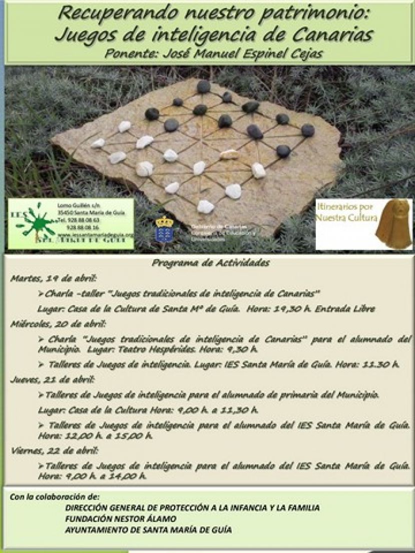 Gu&iacute;a: Jos&eacute; Manuel Espinel presenta &ldquo;Los juegos de inteligencia de Canarias&rdquo;