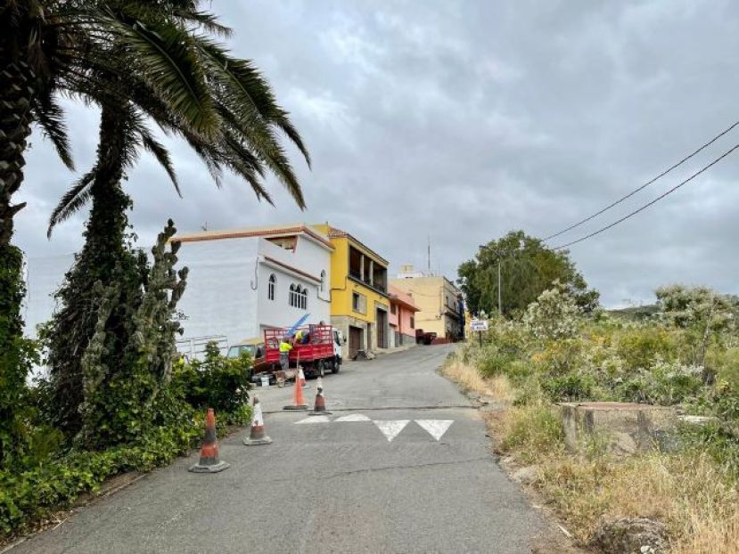 Gu&iacute;a: Reasfaltado el tramo entre la Cuesta de Caraballo hasta Ingenio Blanco