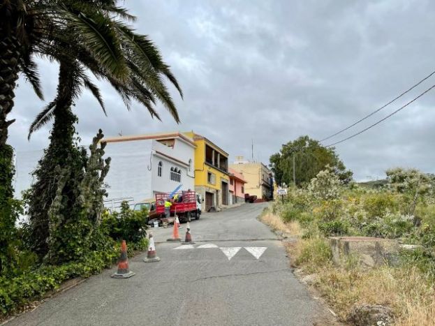 Gu&iacute;a: Reasfaltado el tramo entre la Cuesta de Caraballo hasta Ingenio Blanco