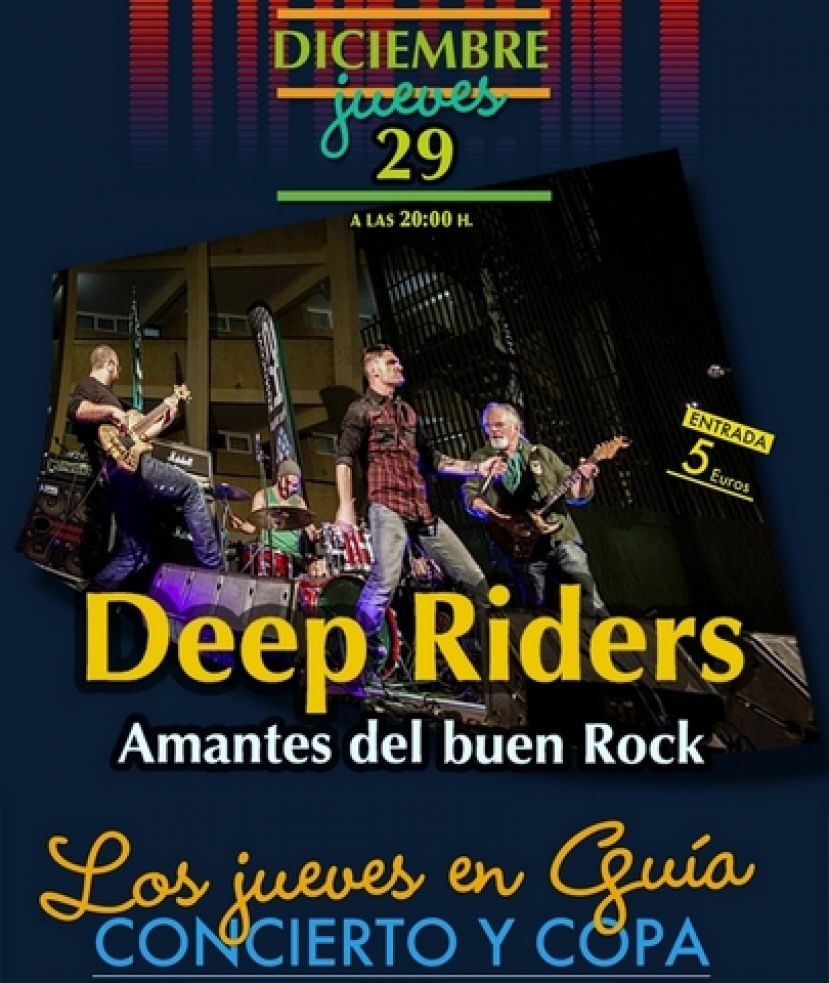 Gu&iacute;a: Deep Riders, buen Rock para poner fin  a "Grabando en Vivo" ma&ntilde;ana jueves