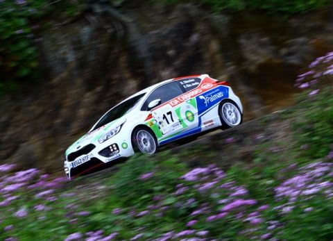 El equipo oficial de KIA Canarias formado por David S&aacute;nchez y Sergio Gonz&aacute;lez-Jaraba