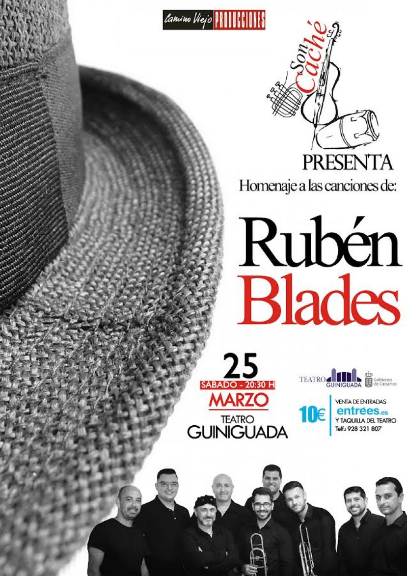 Rubén Blades será homenajeado el sábado en el Teatro Guiniguada