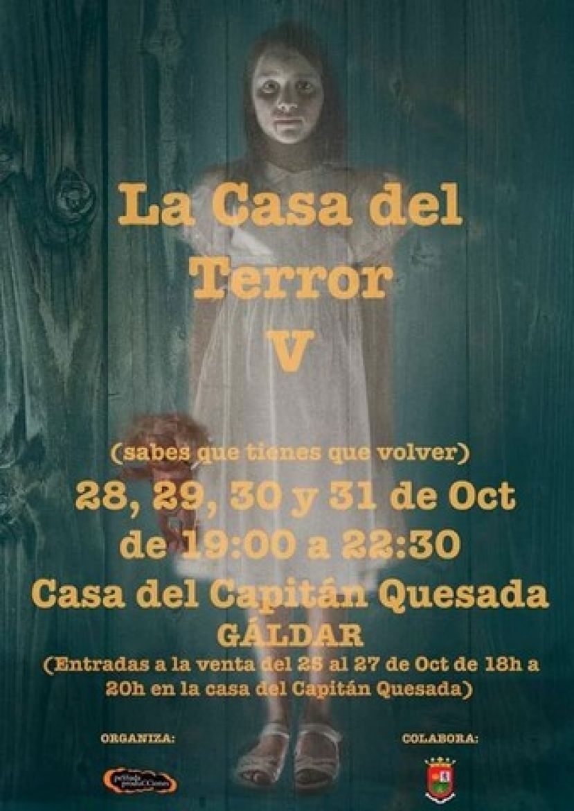 La Casa del Capit&aacute;n Quesada se convierte estos d&iacute;as en la Casa del Terror