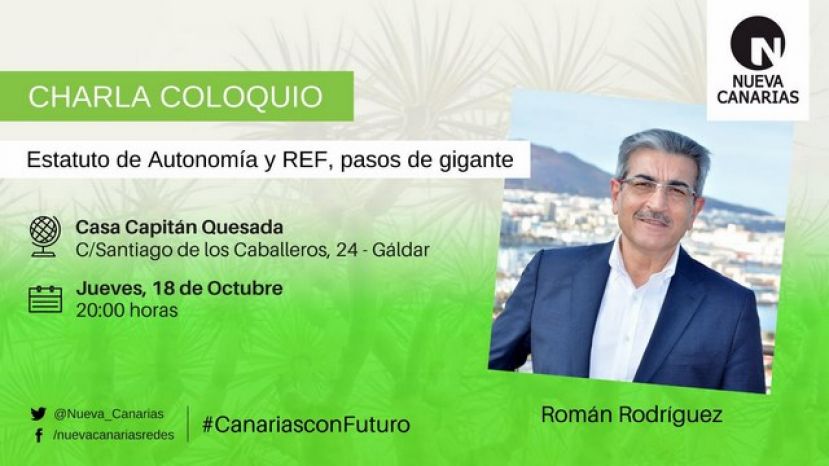 Nueva Canarias aborda en G&aacute;ldar las reformas del REF y Estatuto de Autonom&iacute;a