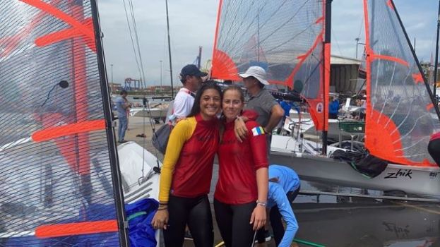 Martina Lodos y Martina Díaz del Real Club Náutico Campeonas del Mundo en Valencia