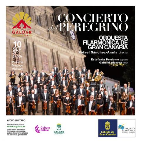 La Orquesta Filarmónica de Gran Canaria ofrece en Gáldar el ‘Concierto del Peregrino’