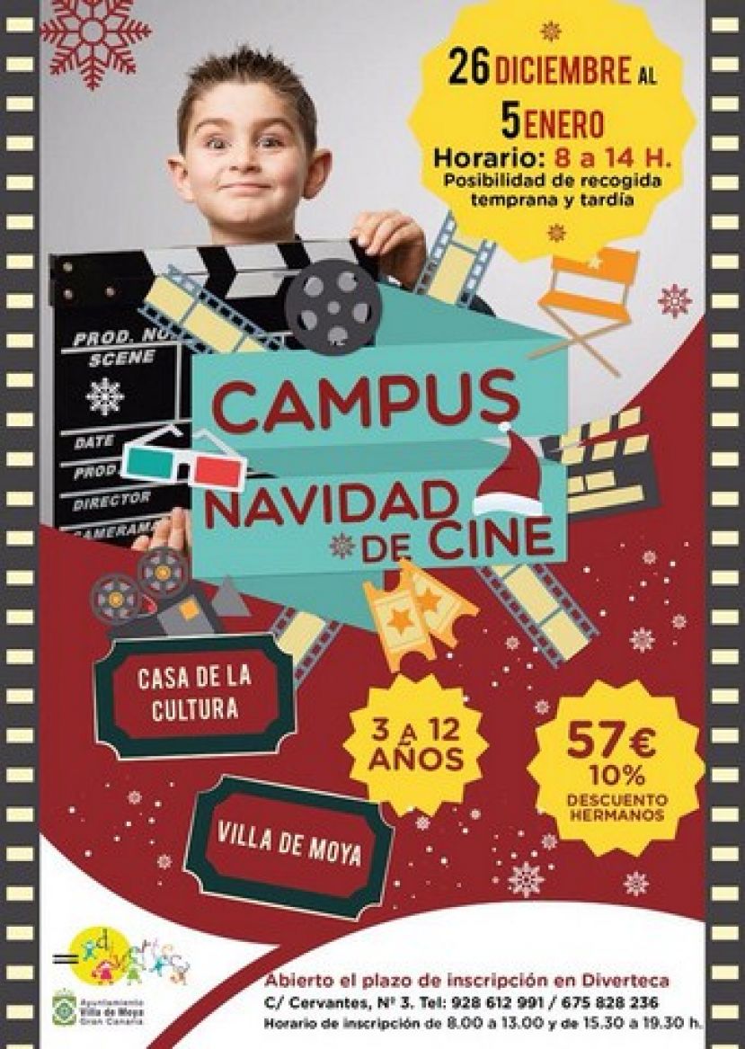 Moya: Abierta las inscripciones del Campus Navidad