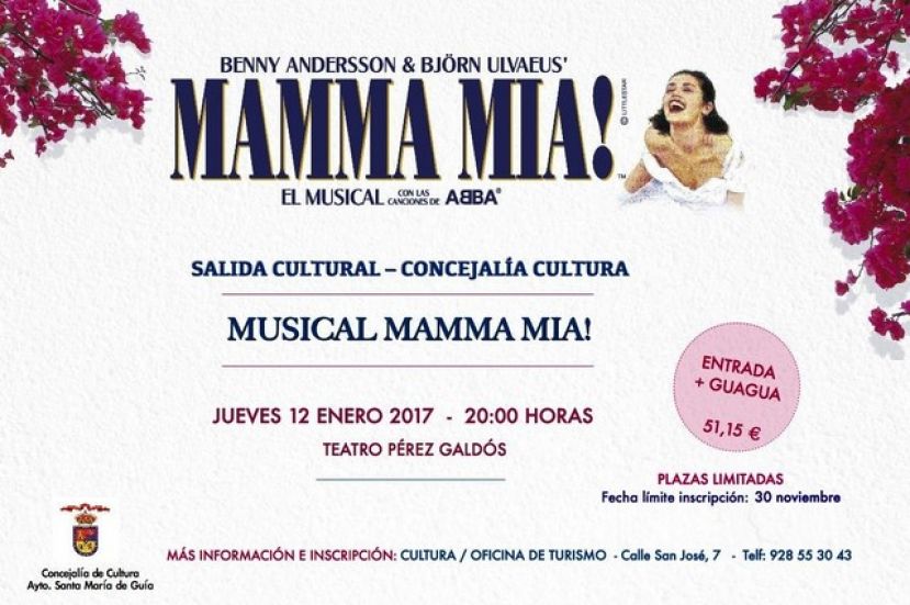 Gu&iacute;a: Finaliza el plazo de inscripci&oacute;n para asistir al musical 'Mamma M&iacute;a!'