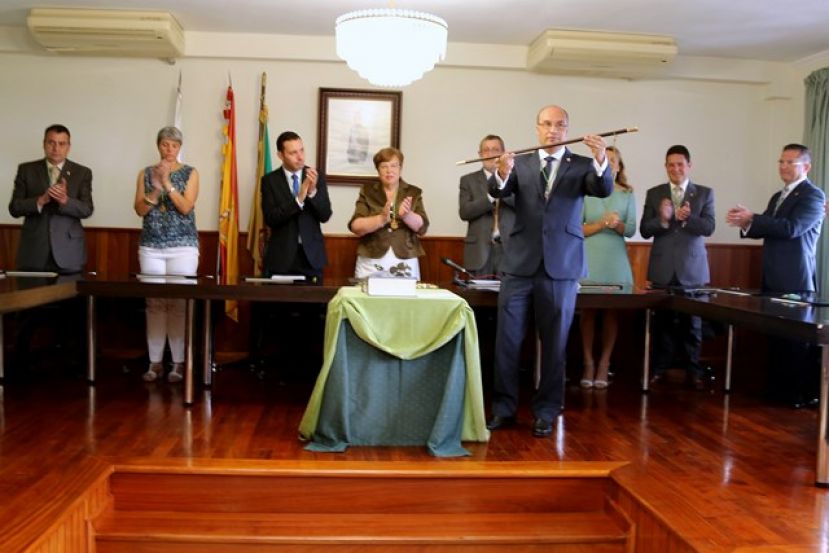 Dámaso Arencibia Lantigua ha sido investido como alcalde de Valleseco