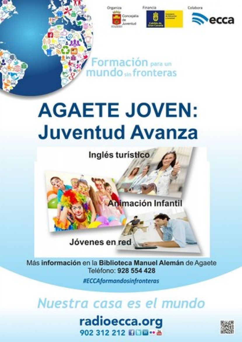 El proyecto &ldquo;Agaete Joven: Juventud Avanza&rdquo; ofrece varios cursos de formaci&oacute;n
