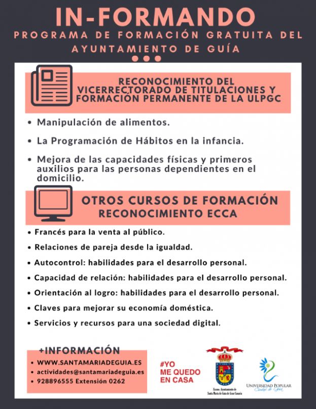 Gu&iacute;a: Cursos de formaci&oacute;n gratis, online, con la Universidad de LPGC
