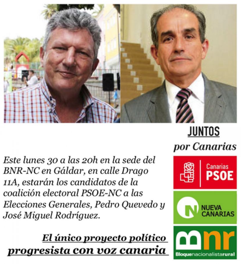 La sede del BNR-NC acoge este lunes un acto con los candidatos de PSOE-NC